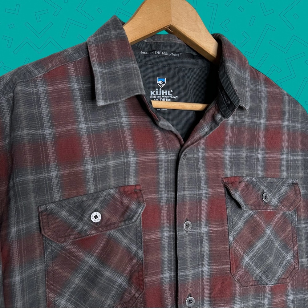 Kuhl Flannel Plaid Button Down Shirt